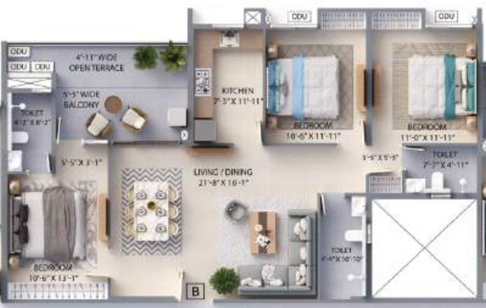 Floor Plan f residences merlin phase 1 Floor Plan Floor Plan