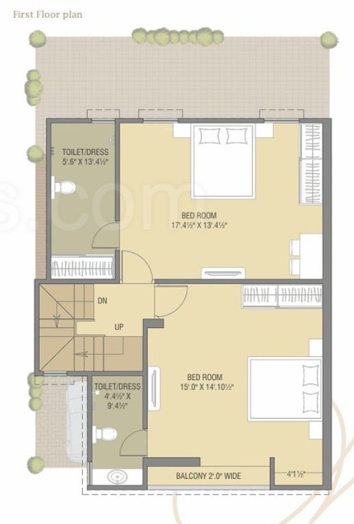 First Floor Plan auro aastha Floor Plan First Floor Plan