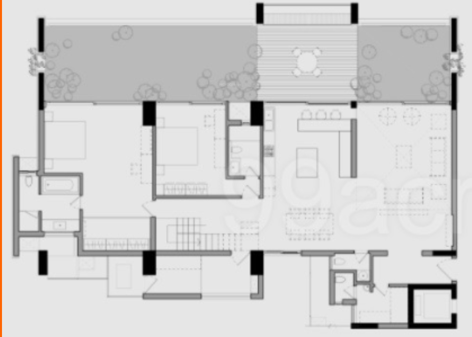 windmills of your mind Floor Plan Lower Level Duplex Plan