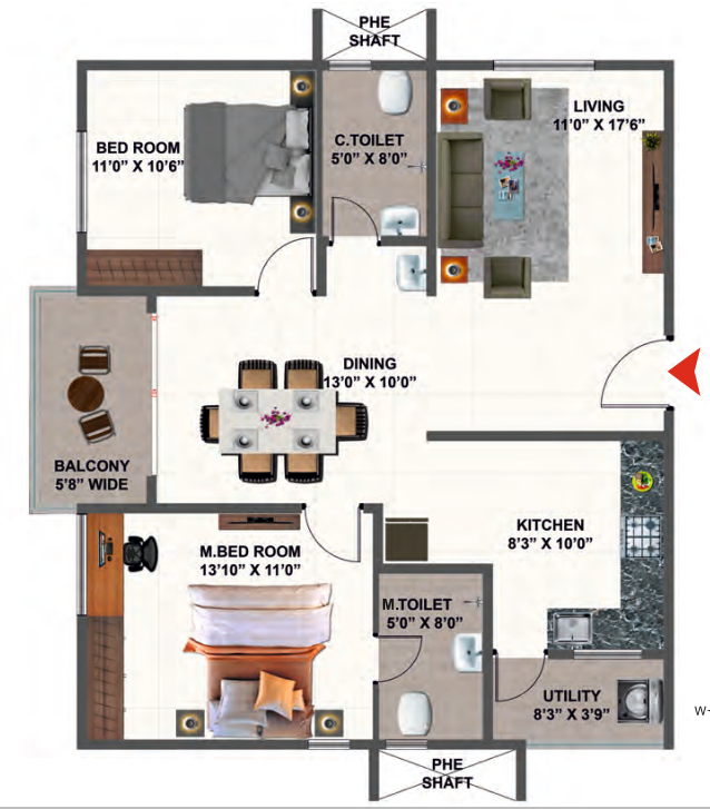 Floor Plan one genext towers Floor Plan Floor Plan