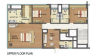  express-exclusive Floor Plan Upper Level Duplex Plan