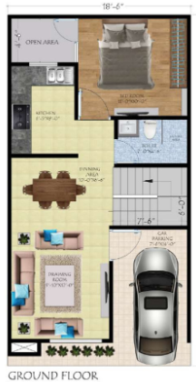  luxury villas Floor Plan Ground Floor Plan