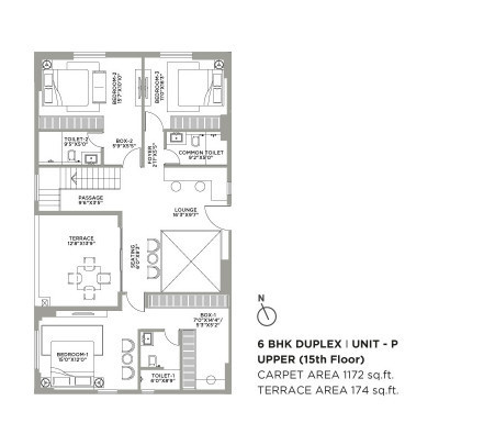 Upper Level Duplex Plan quintessa Floor Plan Upper Level Duplex Plan