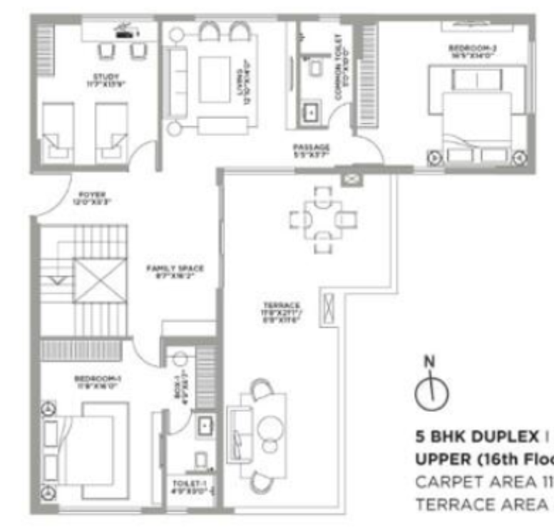 Upper Level Duplex Plan quintessa Floor Plan Upper Level Duplex Plan