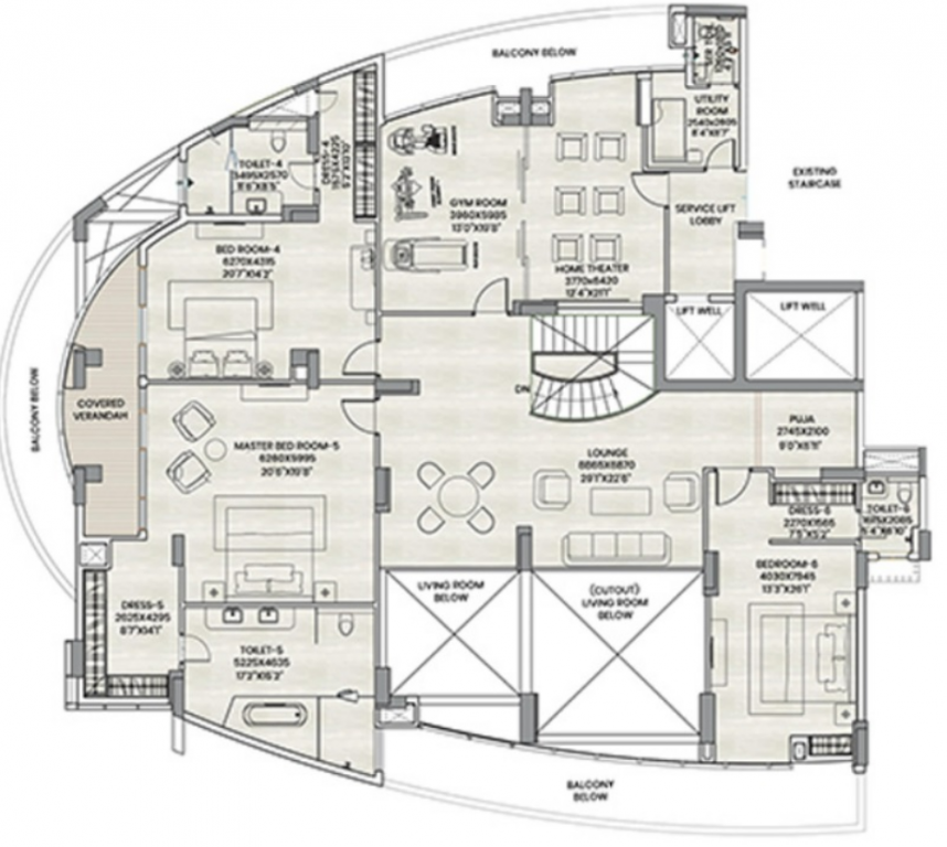 Upper Level Duplex Plan lushlands Floor Plan Upper Level Duplex Plan