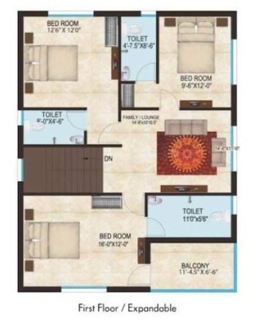 First Floor Plan kanchi pattinam Floor Plan First Floor Plan