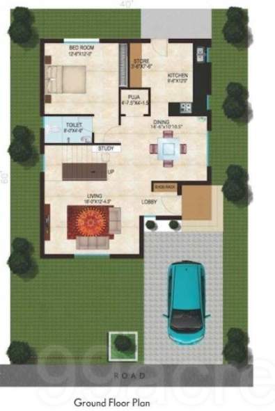  kanchi pattinam Floor Plan Ground Floor Plan