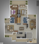  el-spazia Floor Plan Lower Level Duplex Plan