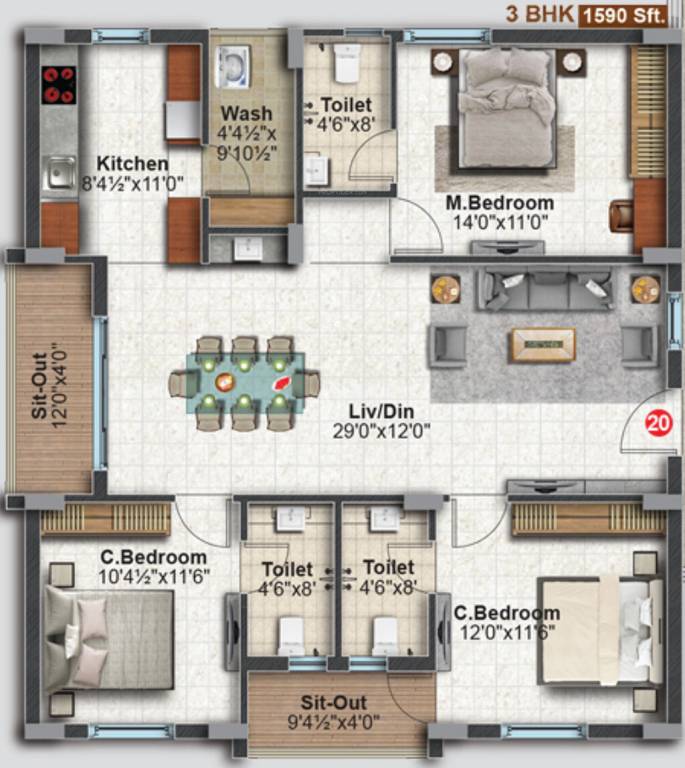 Floor Plan balaji divine Floor Plan Floor Plan