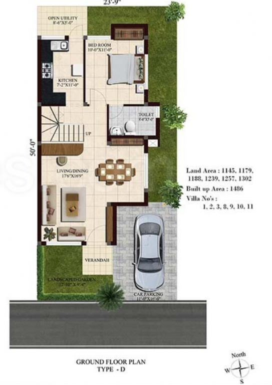 urbano Floor Plan Ground Floor Plan