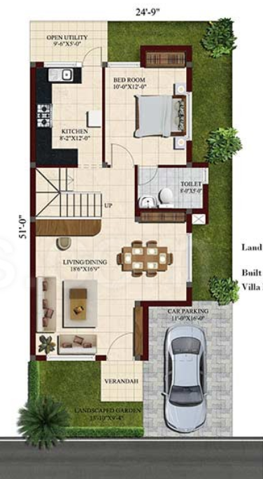 urbano Floor Plan Ground Floor Plan