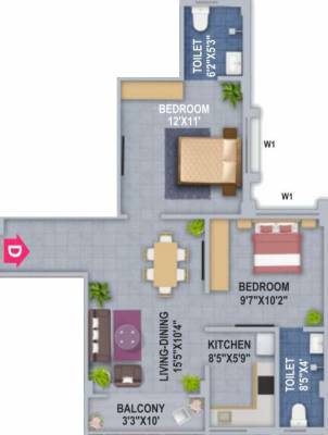  uptown-one Floor Plan Floor Plan