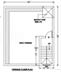 Terrace Floor Plan  royal-casa-phase-iii Floor Plan Terrace Floor Plan