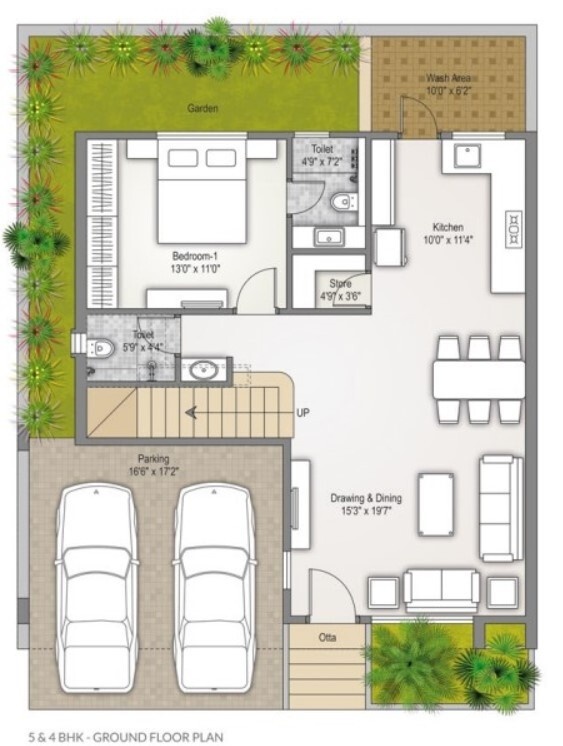 lake city Floor Plan Ground Floor Plan