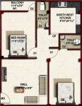Bluewall Harsham (2BHK+2T (977 sq ft) 977 sq ft) Bluewall Harsham (2BHK+2T (977 sq ft) 977 sq ft)