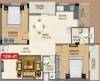 Gunina Iris (2BHK+2T (1,256 sq ft) 1256 sq ft)