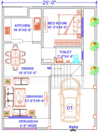  a and s homes dream villa Floor Plan Ground Floor Plan