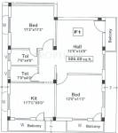 VijaySaras Manthralayam (2BHK+2T (986 sq ft) 986 sq ft) VijaySaras Manthralayam (2BHK+2T (986 sq ft) 986 sq ft)