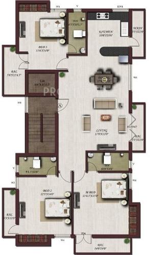 India Mantralaya (3BHK+3T (2,025 sq ft) 2025 sq ft)