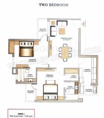 Maya Garden2 (2BHK+2T (1,100 sq ft) 1100 sq ft)
