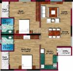 Shriram Celebrity Towers (2BHK+2T (1,530 sq ft) 1530 sq ft) Shriram Celebrity Towers (2BHK+2T (1,530 sq ft) 1530 sq ft)