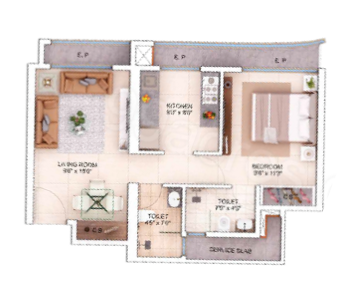 Floor Plan mahavir spring tulip phase 1 Floor Plan Floor Plan