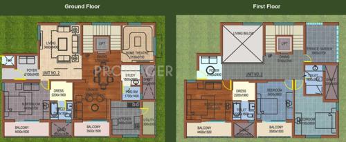 Shriram Sky Villas (4BHK+3T (2,691 sq ft)   Study Room 2691 sq ft)