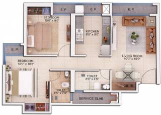 Floor Plan mahavir-spring-tulip-phase-1 Floor Plan Floor Plan