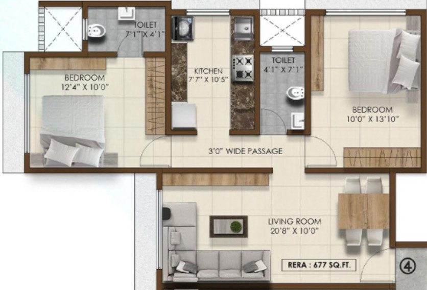 Floor Plan redevelopment of lakshman tower chsl Floor Plan Floor Plan
