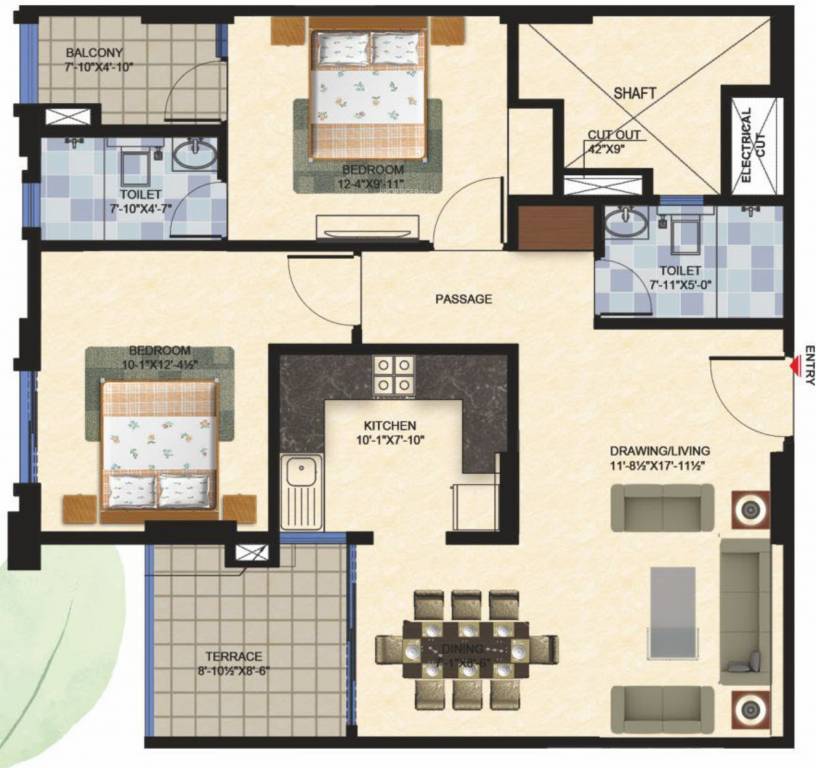 Floor Plan terraza greens Floor Plan Floor Plan
