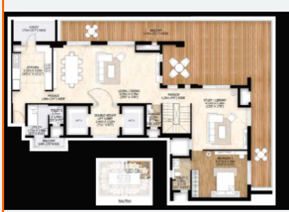  luminare Floor Plan Lower Level Duplex Plan