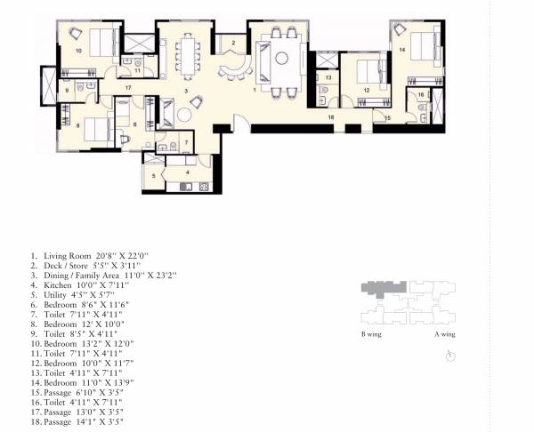  park-wing-1-to-5 Floor Plan Floor Plan