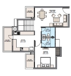 skyline speedway avenue Floor Plan Lower Level Duplex Plan