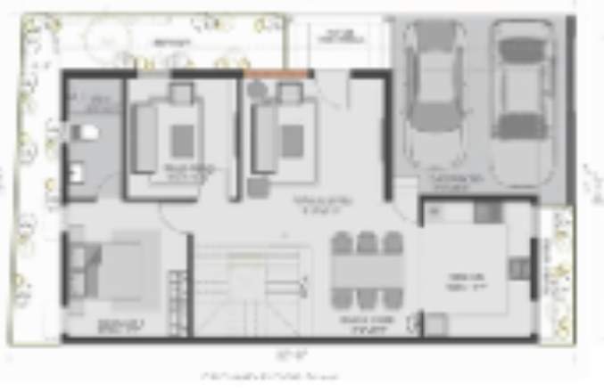  urbando kosmos solaris villa Floor Plan Ground Floor Plan
