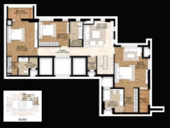 Upper Level Duplex Plan luminare Floor Plan Upper Level Duplex Plan