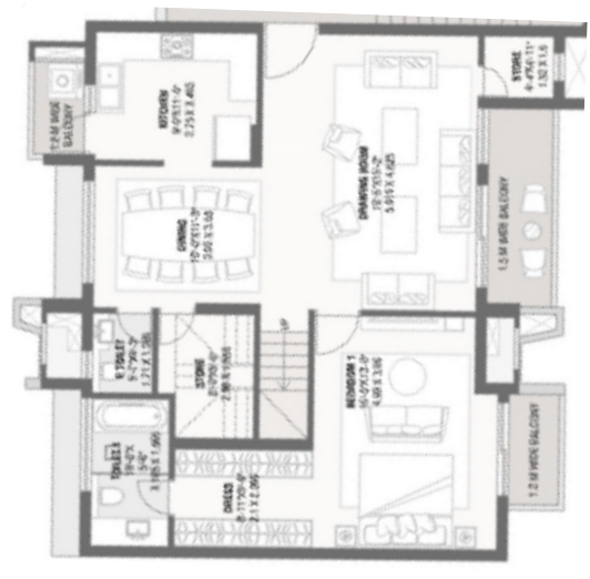 marina Floor Plan Lower Level Duplex Plan