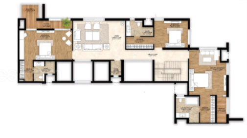 Upper Level Duplex Plan luminare Floor Plan Upper Level Duplex Plan