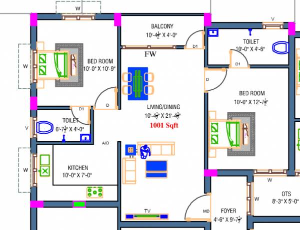  vigneshwara-apartments Floor Plan Floor Plan