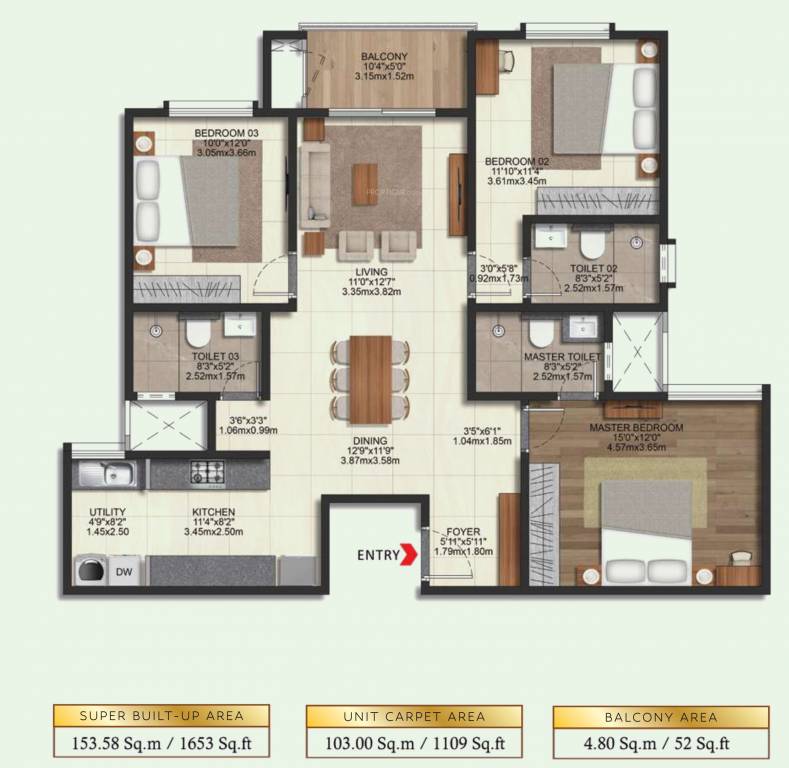  brigade eternia Floor Plan Floor Plan