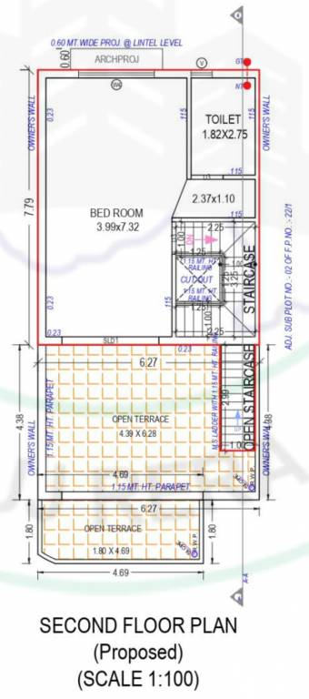  royal heaven Floor Plan Second Floor Plan