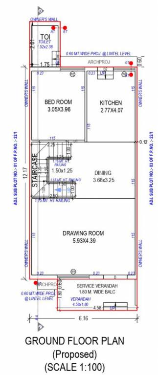  royal heaven Floor Plan Ground Floor Plan