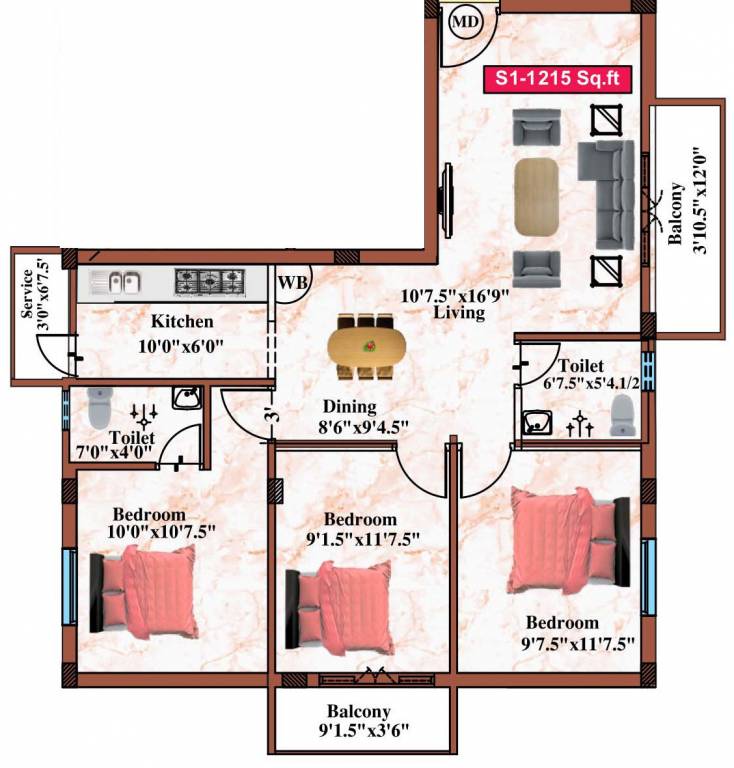 Floor Plan delight flat Floor Plan Floor Plan