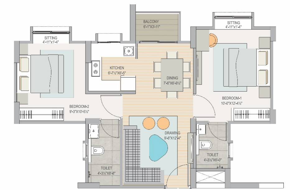 Floor Plan sansaar spring villas Floor Plan Floor Plan
