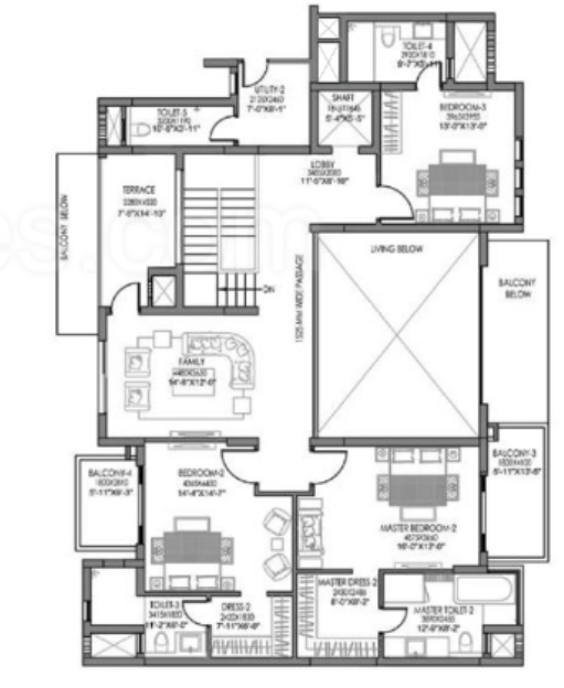 Upper Level Duplex Plan windchants Floor Plan Upper Level Duplex Plan