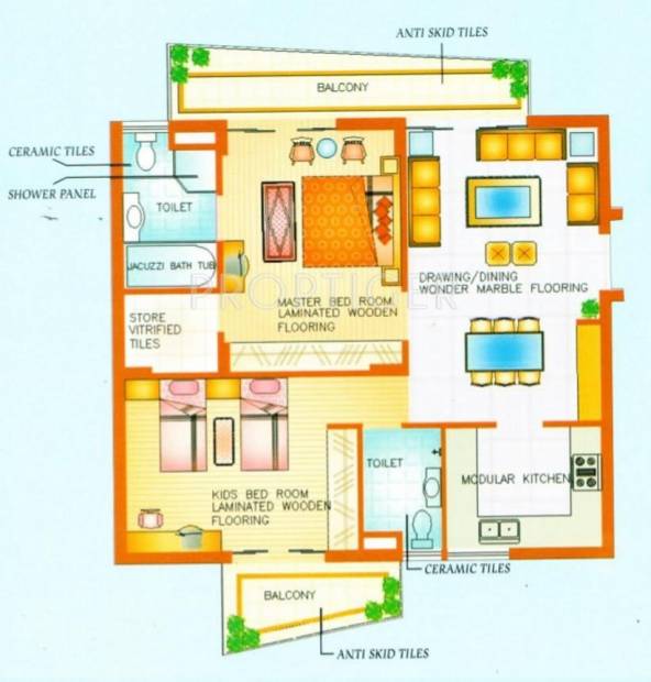 Samar Ess Vee Apartments (2BHK+2T (1,240 sq ft) 1240 sq ft)