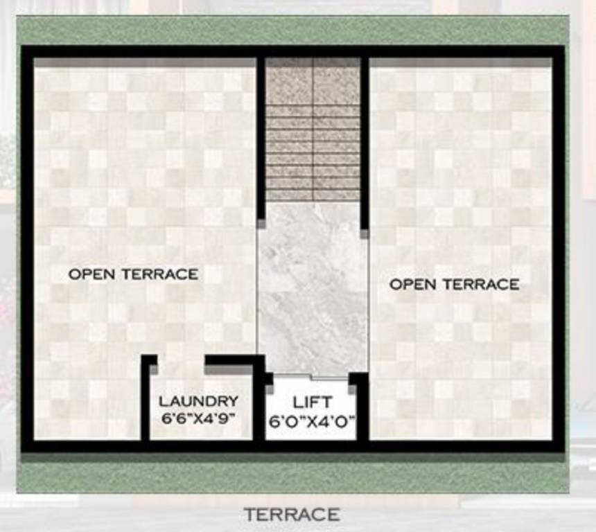  serenity garden villas Floor Plan Terrace Floor Plan