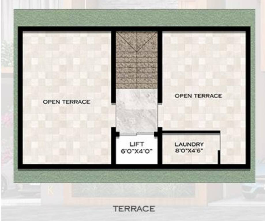  serenity garden villas Floor Plan Terrace Floor Plan