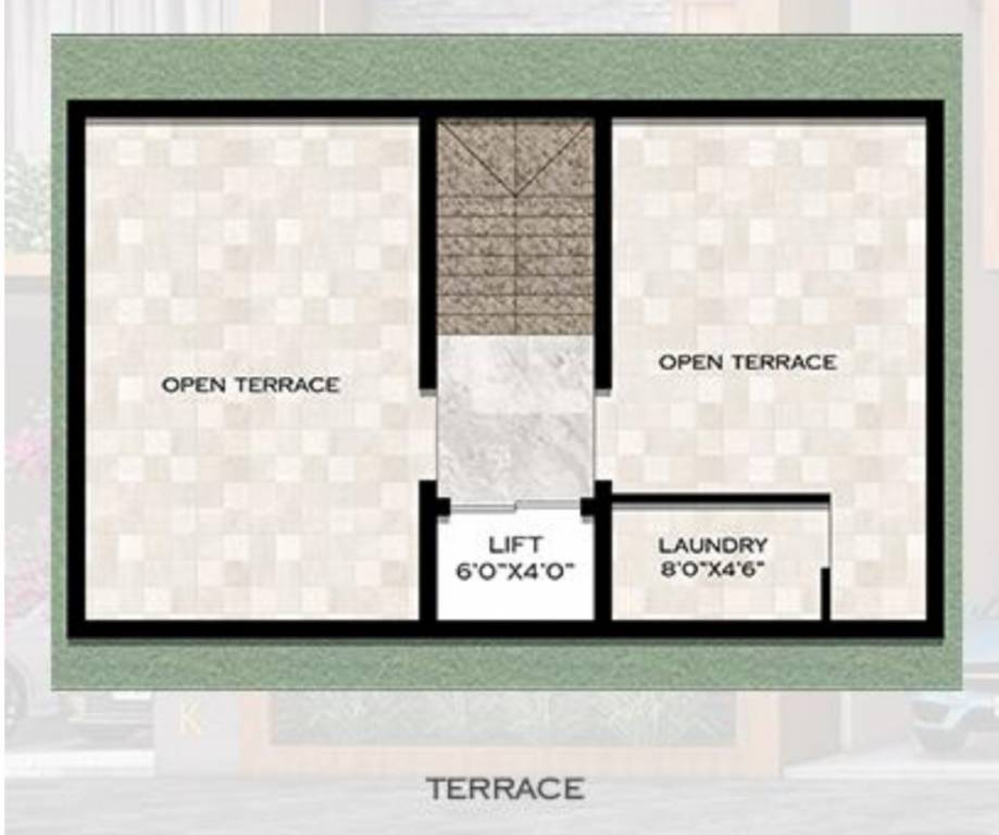  serenity garden villas Floor Plan Terrace Floor Plan