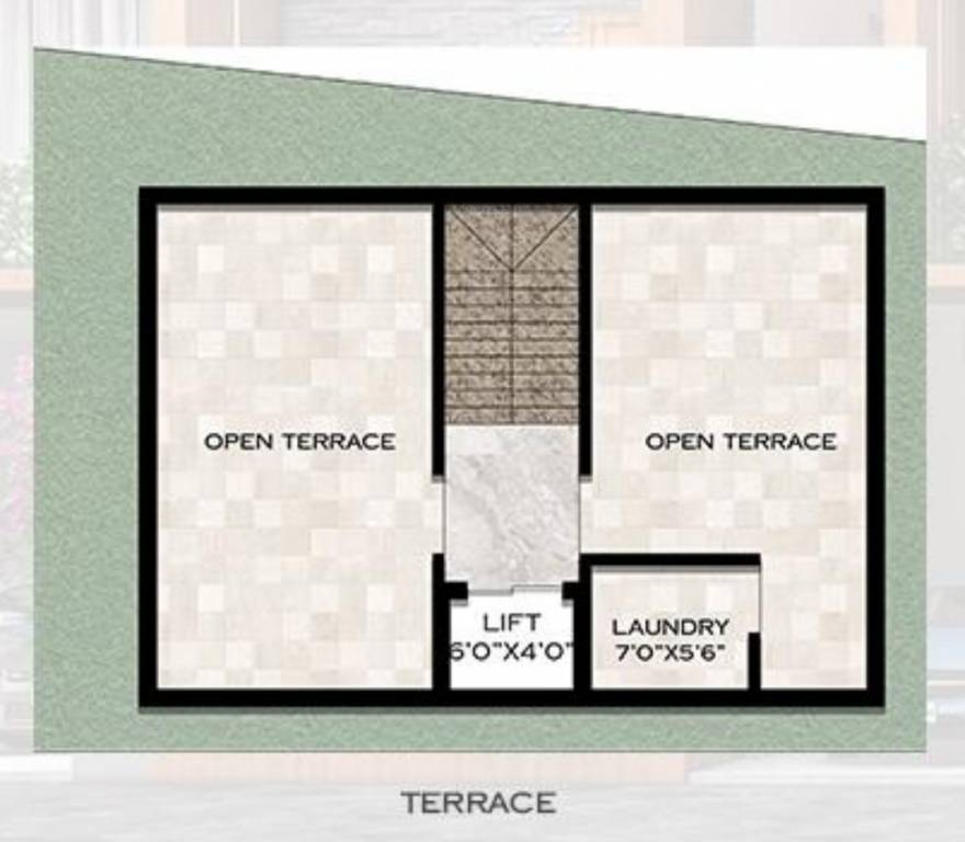  serenity garden villas Floor Plan Terrace Floor Plan