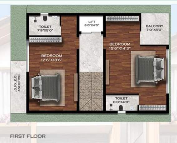  serenity garden villas Floor Plan First Floor Plan